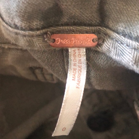 Free people army green shorts - Picture 3 of 3